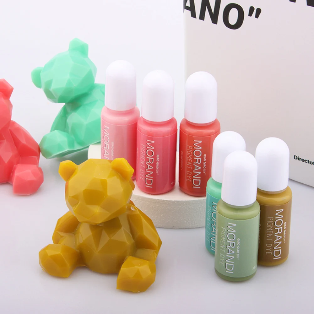 Silicone world 10ML 24 Colors Resin Pigments DIY UV Epoxy Resin Crafts Morandi Dye Ink Colorant Jewelry Making Supplies Tools