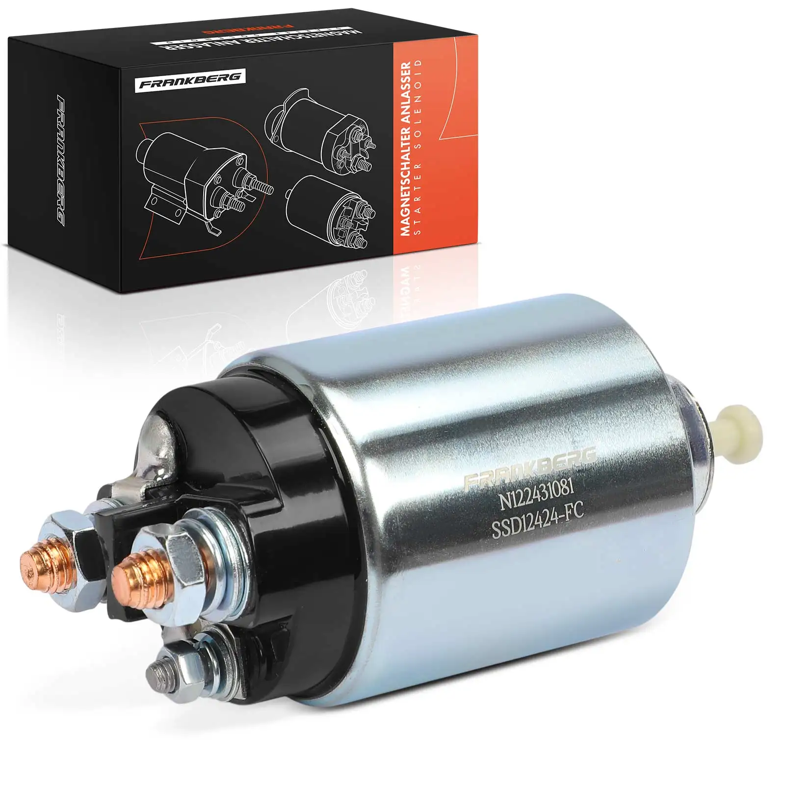 Frankberg 1x Magnetische schakelaar Starter voor Peugeot 607 407 Expert Boxer Partner space Megane 3 25906 ZM8860 10512424 8000006