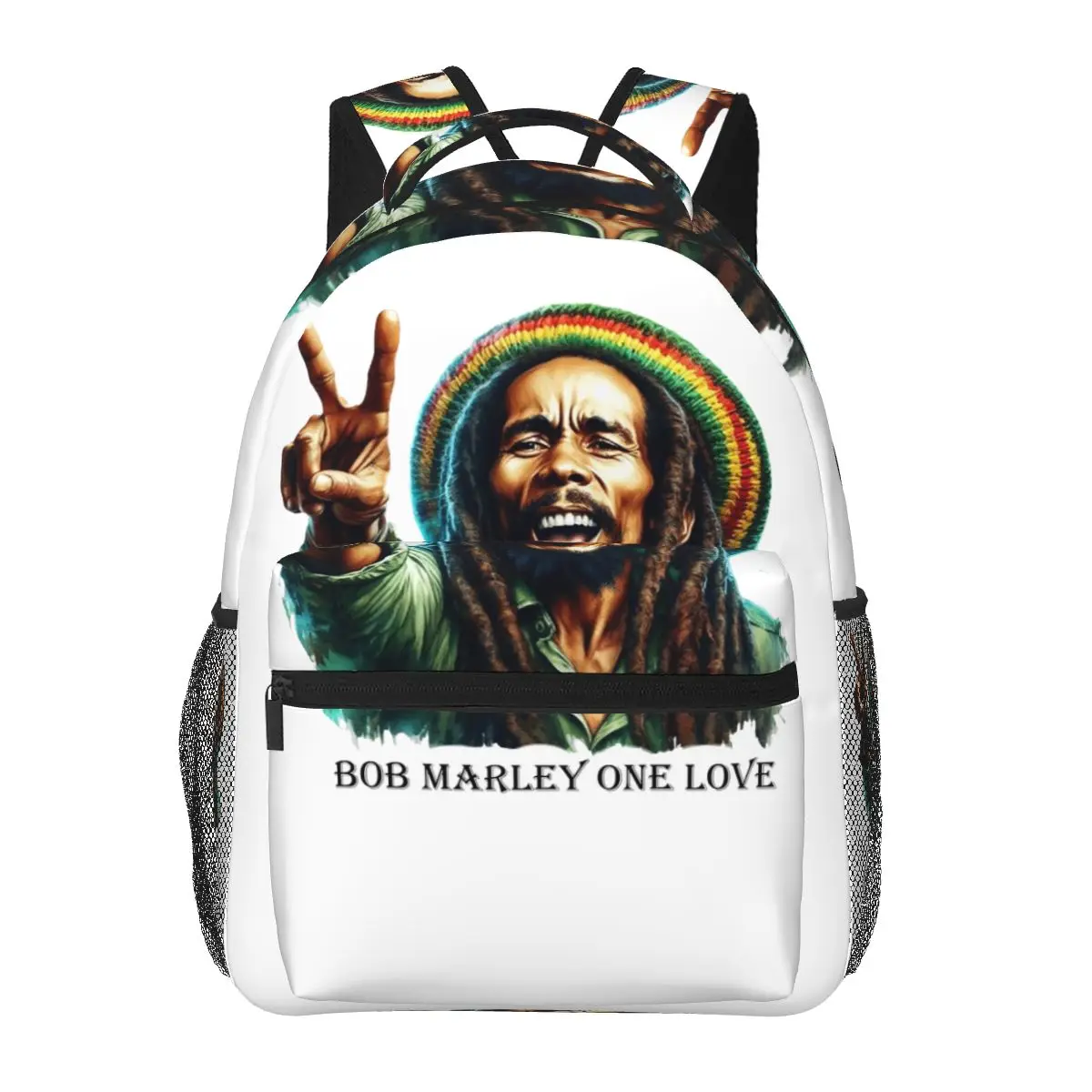 Bob Marley Reggae Backpacks Boys Girls Bookbag Students School Bags Cartoon Kids Rucksack Shoulder Bag Large Capacity