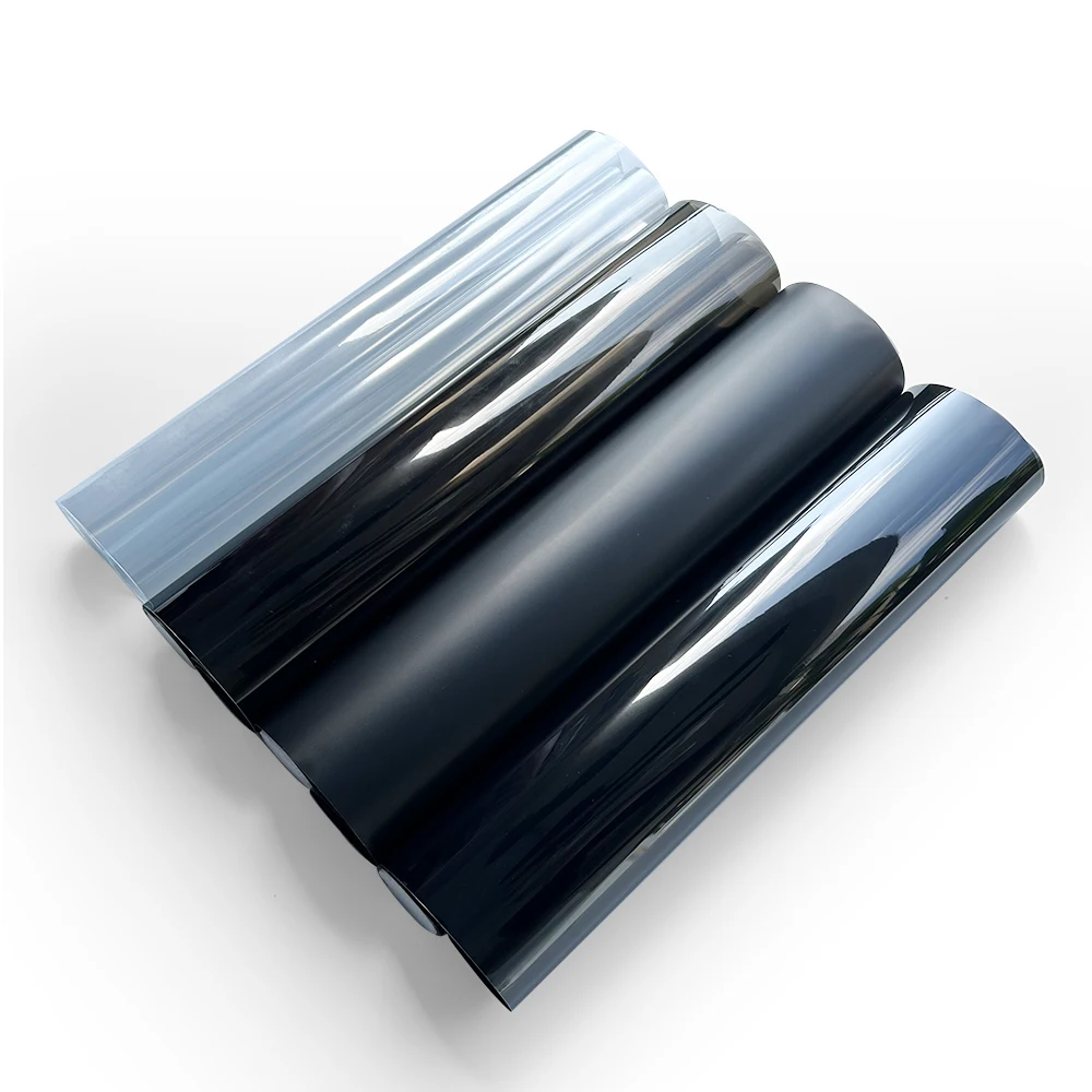 Glänzende Transparente Leichte Schwarze Rauch-PVC-Folie Scheinwerfer- und Rücklicht-Tönungsfolie Abdeckfolie Aufkleber Auto Rückleuchten-Sticker – Detail 7