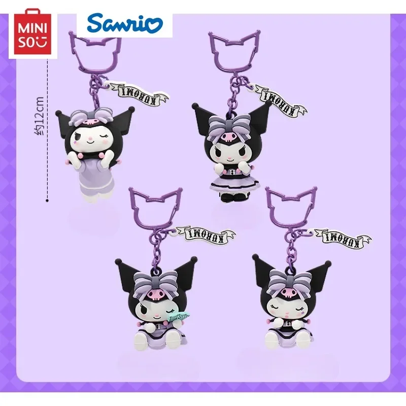 Sanrio Criativo Kuromi Adivinhação Chaveiro, Chaveiro Bonito, Decoração De Suspensão De Saco, Chaveiro para Presente De Casal