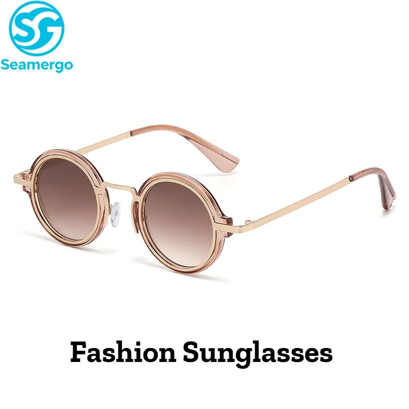 

Персонализированные солнцезащитные очки в круглой оправе в стиле хип-хоп в стиле панк для мужчин и женщин, модный тренд, креативный дизайн, солнцезащитные очки для путешествий UV400