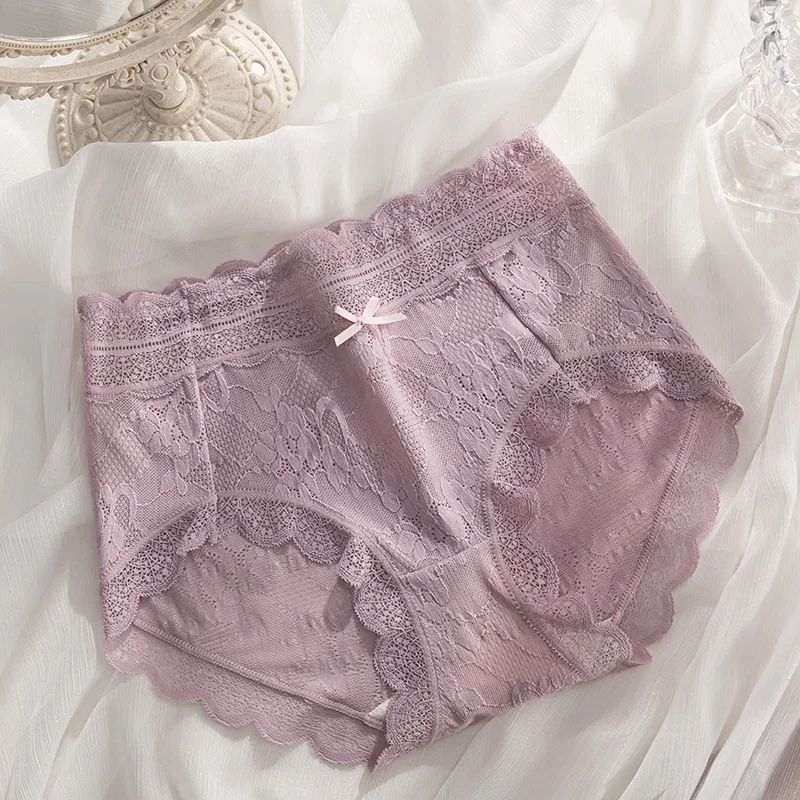 M-XL bielizna damska majtki Sexy koronkowe kalesony dziewczyna bezśladowe cienkie szorty średnio wysoka talia bezszwowe kalesony bielizna damska