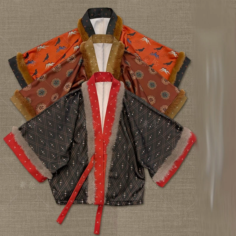 

chinese traditional clothes woman Jacket Song Dynasty Style Coat Autumn Winter Outerwear Original Design Harajuku Hanfu Cardigan