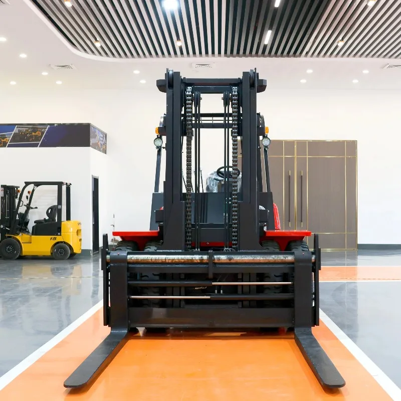 Shipping Consumption Forklift Terrain Steel Material Transportation