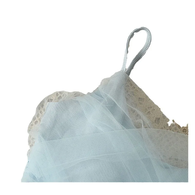 Pure Desire Sexy Me Splice Crop Top Fasciatura Gilet Design estivo Dimagrante ort Lunghezza Ba Esposizione Canotte da donna