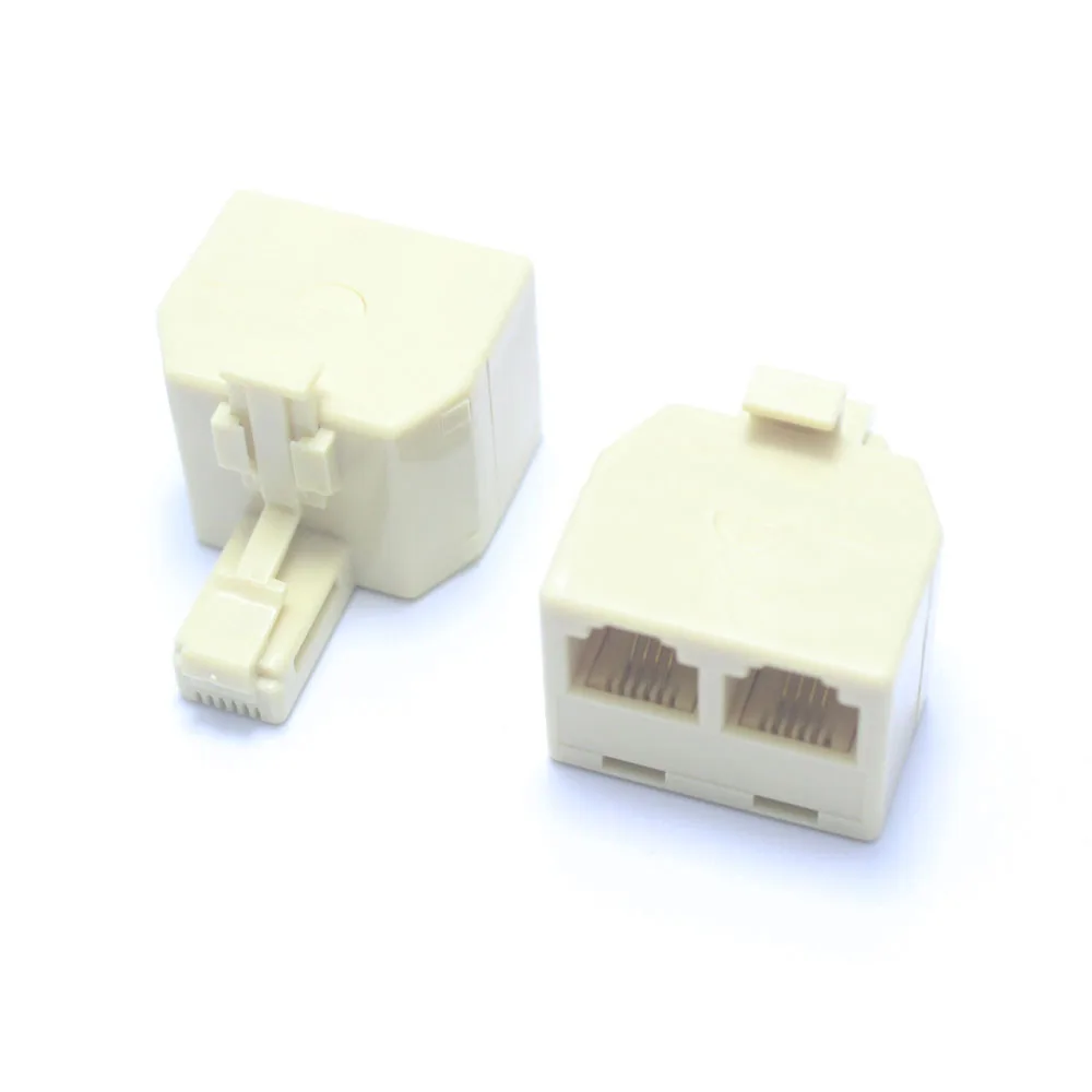 2Pcs 6P4C RJ11 Tele…