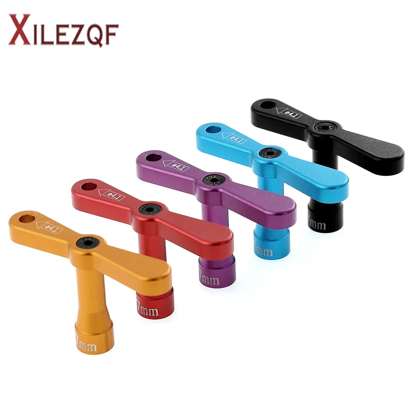 7mm RC Wheel Nut Sleeve Wrench for HSP M4, Anti-Scratch Nylon Tool for Model Car Rim, Secure Installation Tool