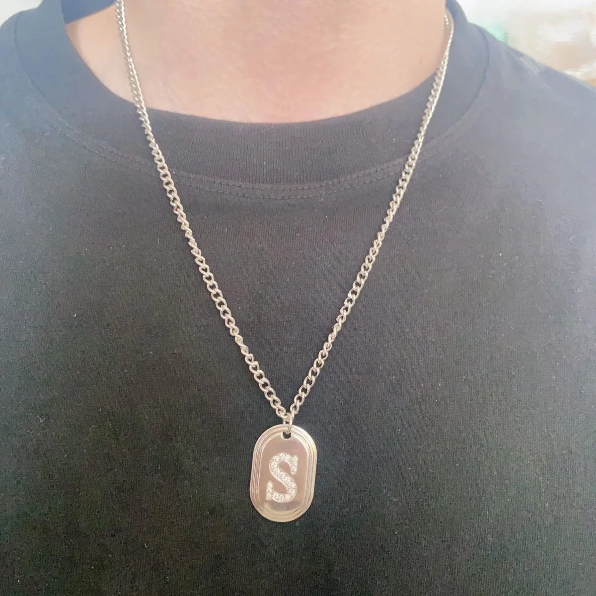 TV Serise Lovely Runner 변우석 김혜윤 Kim Hye Yoon Cosplay Pendant Necklace Unisex S Letter Necklace Couple Choker Chain Jewelry Gift