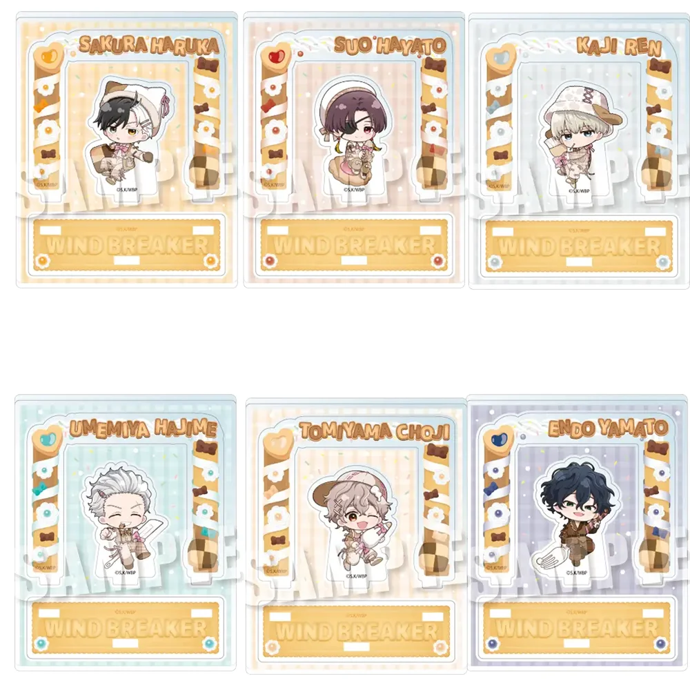 WIND BREAKER kukki & cream ver 10CM Double Sided Acrylic Stand Keychain 2026 New Anime Stand Haruka Sakura Hajime Umemiya Decor