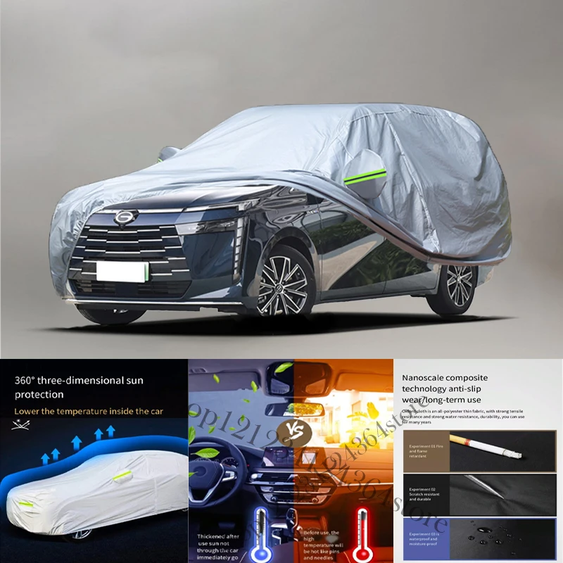 

For Trumpchi E8 fit Outdoor Protection Full Car Covers Snow Cover Sunshade Waterproof Dustproof Exterior Car cover