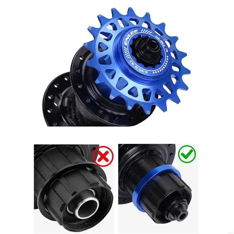 Single Speed Cassettes Single Speed Cogs Conversion Kits for Multiple Speed Bike JOME
