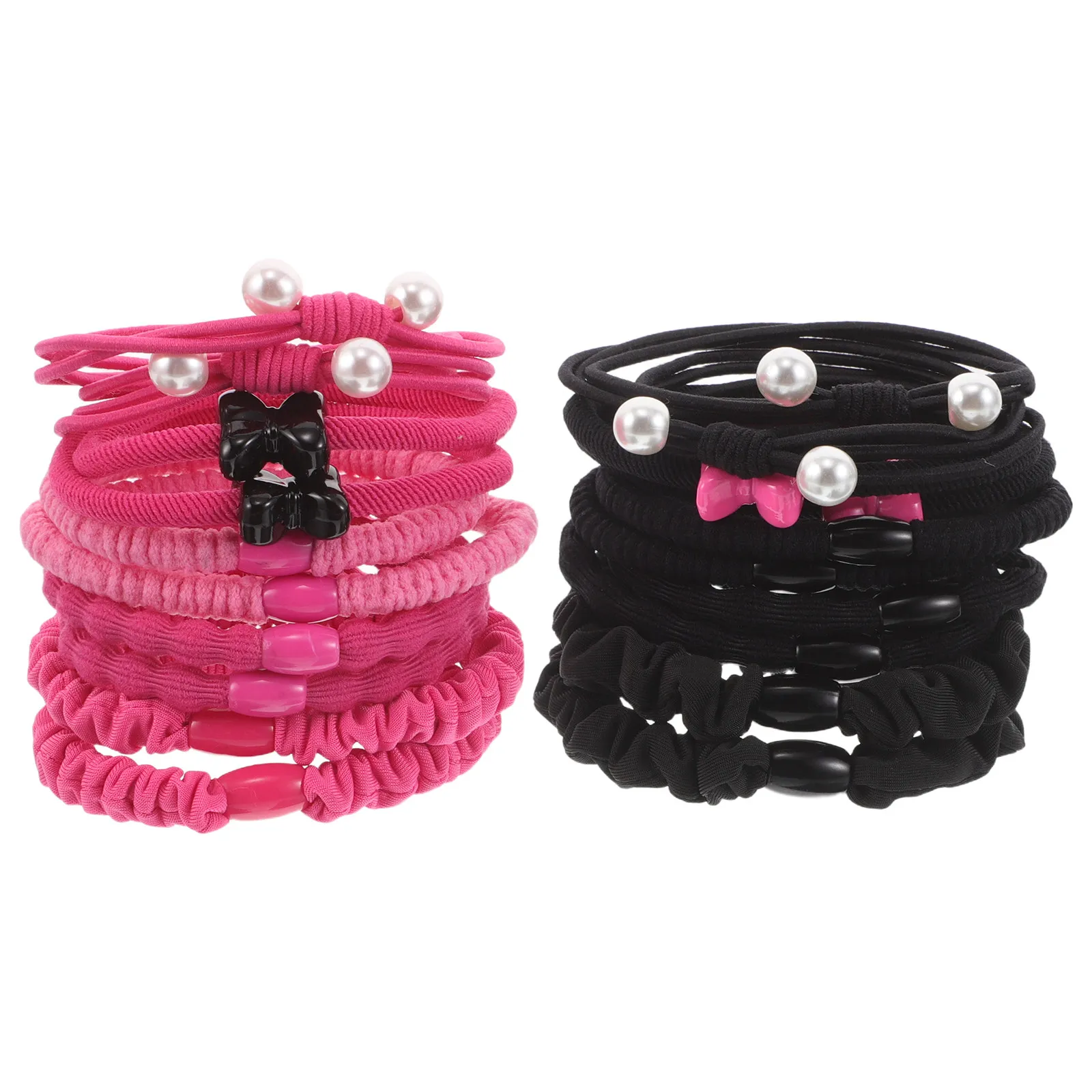 20Pcs Girls Hair Ties Set High Elasticity Elastic Hairbands Ponytail Accessories for Women Daily Wear Party