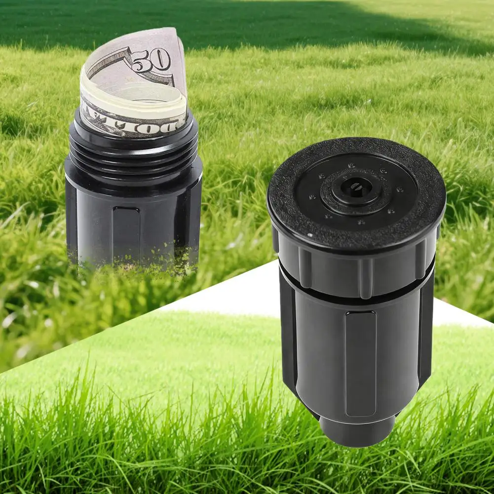 Garden Key Hider Realistic Garden Sprinkler Key Hider Waterproof Cash Holder Box Outdoor Lawn Yard Protection from Soil Rain
