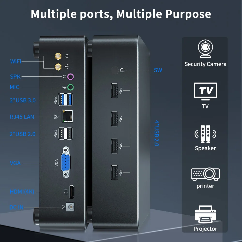 Imagem -03 - Msecore-intel I911900h Mini pc Núcleos Windows 11 Desktop Gaming Computador Portátil do Escritório Ddr4 Nvme 4k Wifi Bt5.2