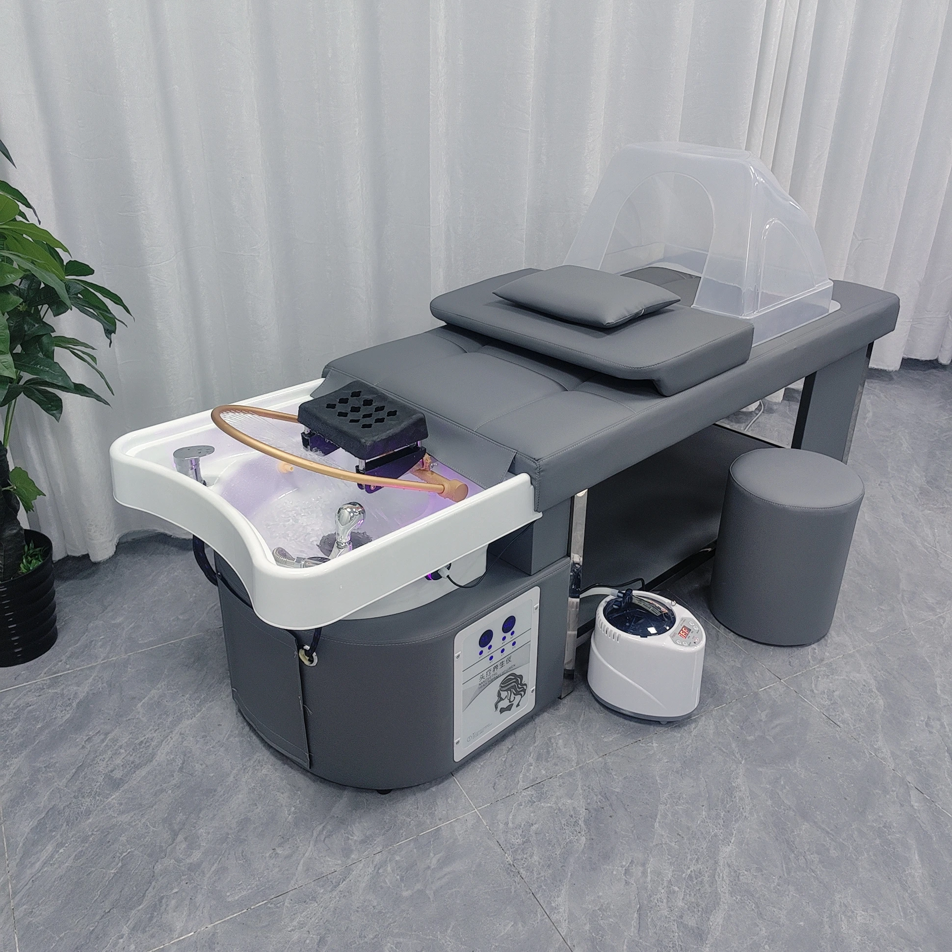 Head Spa Sink Head Therapy Shampoo Bed Japanese Head Spa Bed Salon Furniture Thai Hair Washing Bed