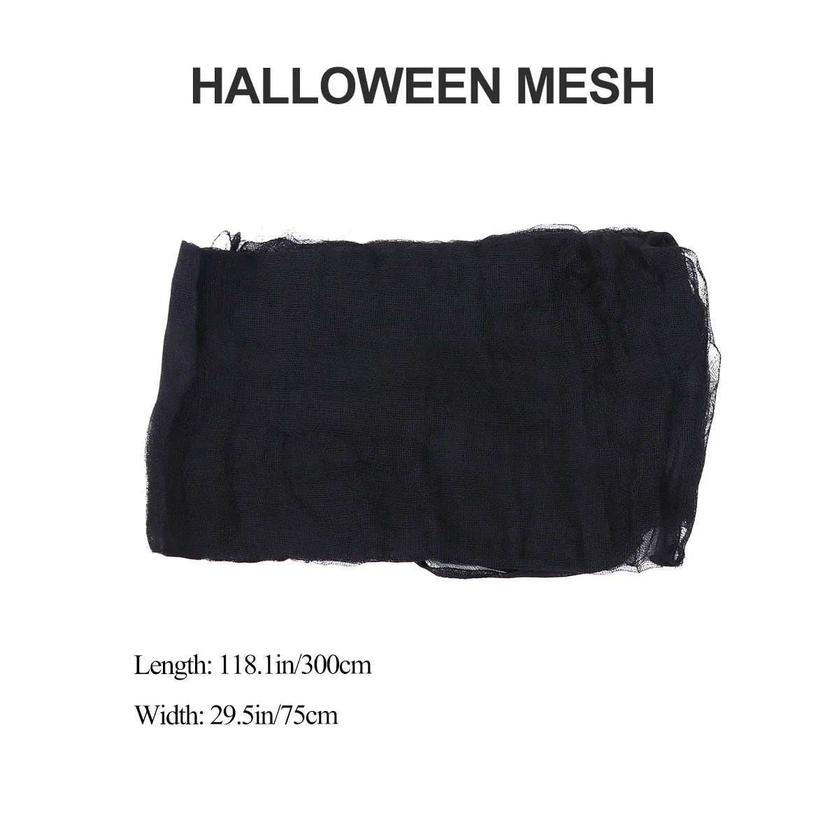 5Pcs Halloween Party Supplies Gauze Fabric Creepy Cloth for Haunted Decor Scary Spooky Atmosphere Layout Props Decoration
