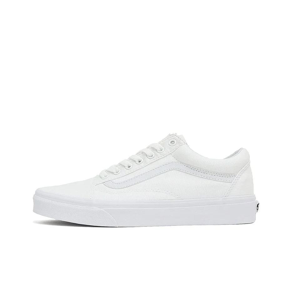 POIZON Old Skool Vans 'True White'