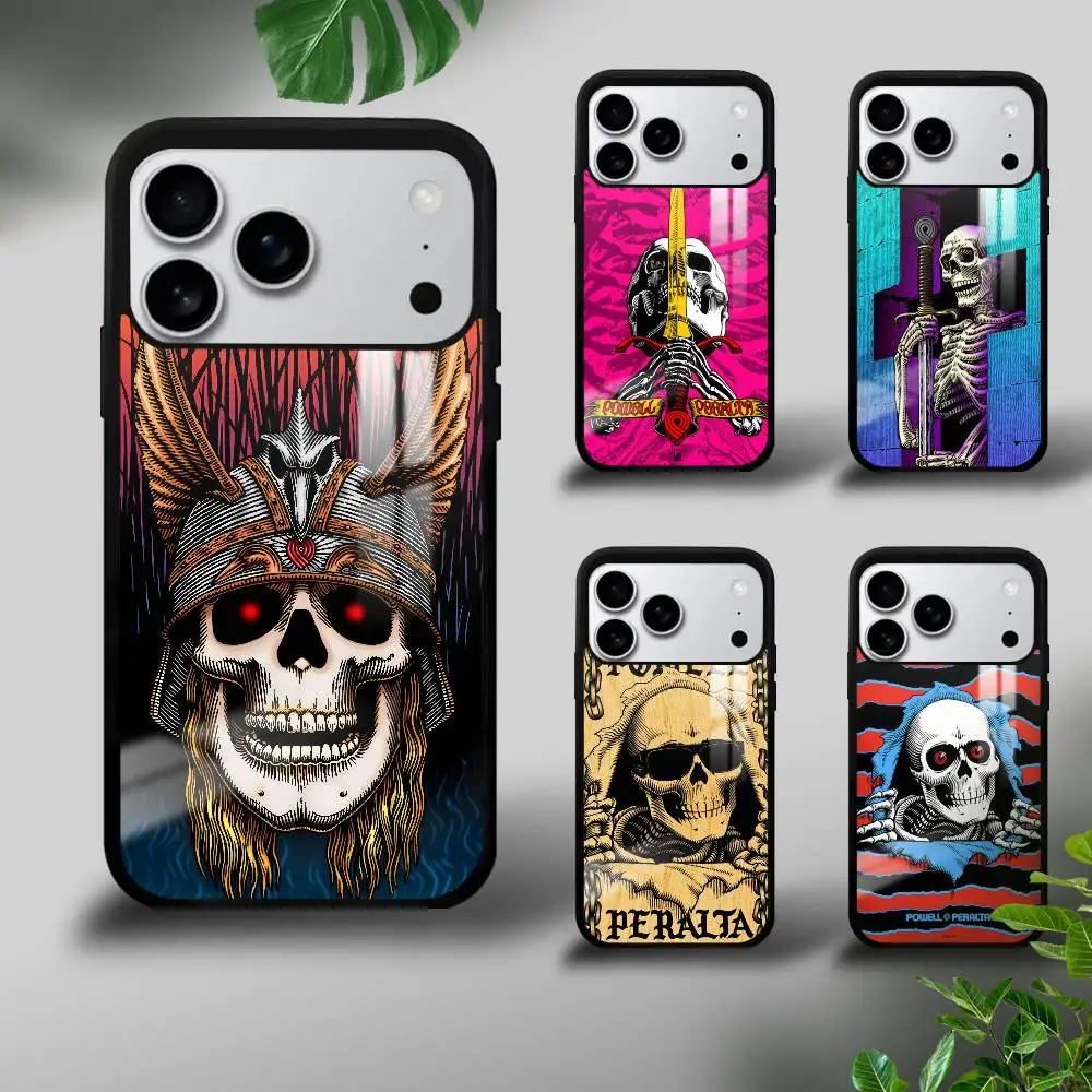 

P-Powell P-PeraltaS Phone Case For iPhone 17 16 15 14 13 12 11 Pro Xs Max Mini Plus Celulares Hard Funda