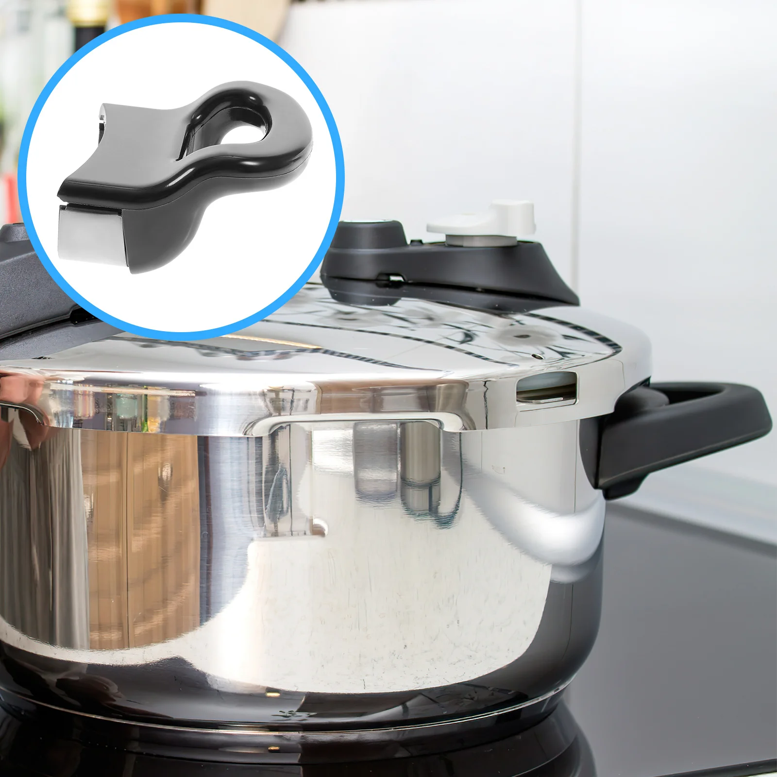 2pcs Pot Handle Replacement Heat-Resistant Double Hole Universal Fit For Pressure Cooker Stockpot Steamer Milk Pot Side Handle