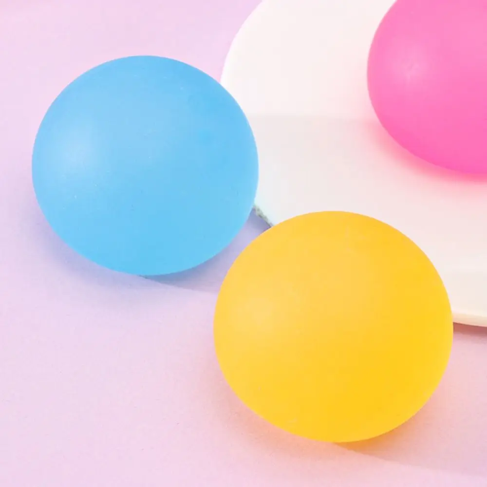 2Pcs Luminous Balls Glow in The Dark Squeeze Balls Sticky Relax Children's Squeeze Toy Creativity Slow Rebound