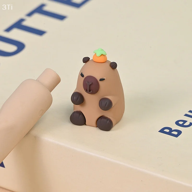 Gomma da matita per animali dei cartoni animati Gomme da cancellare per capibara carine creative Regalo per bambini Cancelleria per ufficio scolastico Kawaii