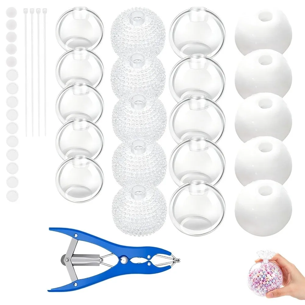 Soft Squishy Squishy Ball Kit Tactile sensory Hollow Empty Shell Bead Squishy Kit Stress Relief DIY Handmade Kit DIY Fidget