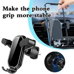 Universal Car Phone Holder Gravity Mobile Stand GPS Support Auto Air Vent Hook Mount For iPhone Universal M1S3