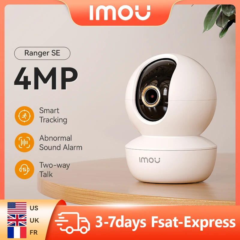 IMOU Ranger SE 4MP 4X Digital Zoom AI Human Detect Camera Baby Security Surveillance Wireless ip CCTV Indoor 4MP Camera