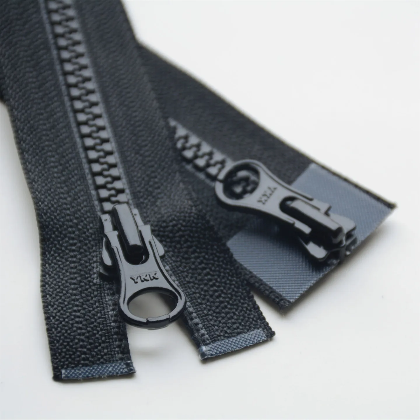 

No. 3 Ykk Resin Double-open Zipper ● 40-100cm ● Black, Light Down Jacket, Children's Coat Cardigan Sleeping Bag