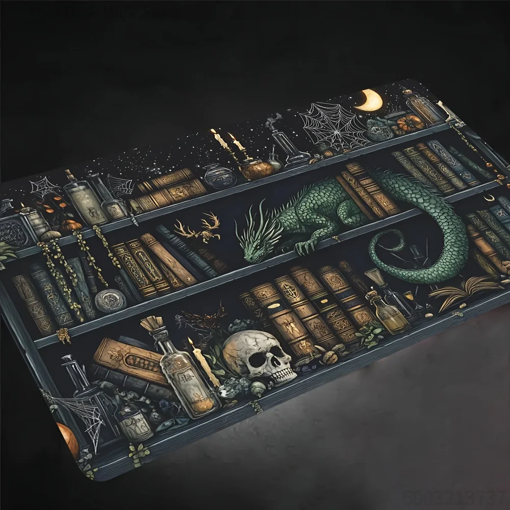 Kartenspielmatte, entworfen für Magier-Sammelkartenspiele und als Tisch-Mauspad, rutschfeste Gummi-Tischmatten, 24 x 14 Zoll, für MTG TCG