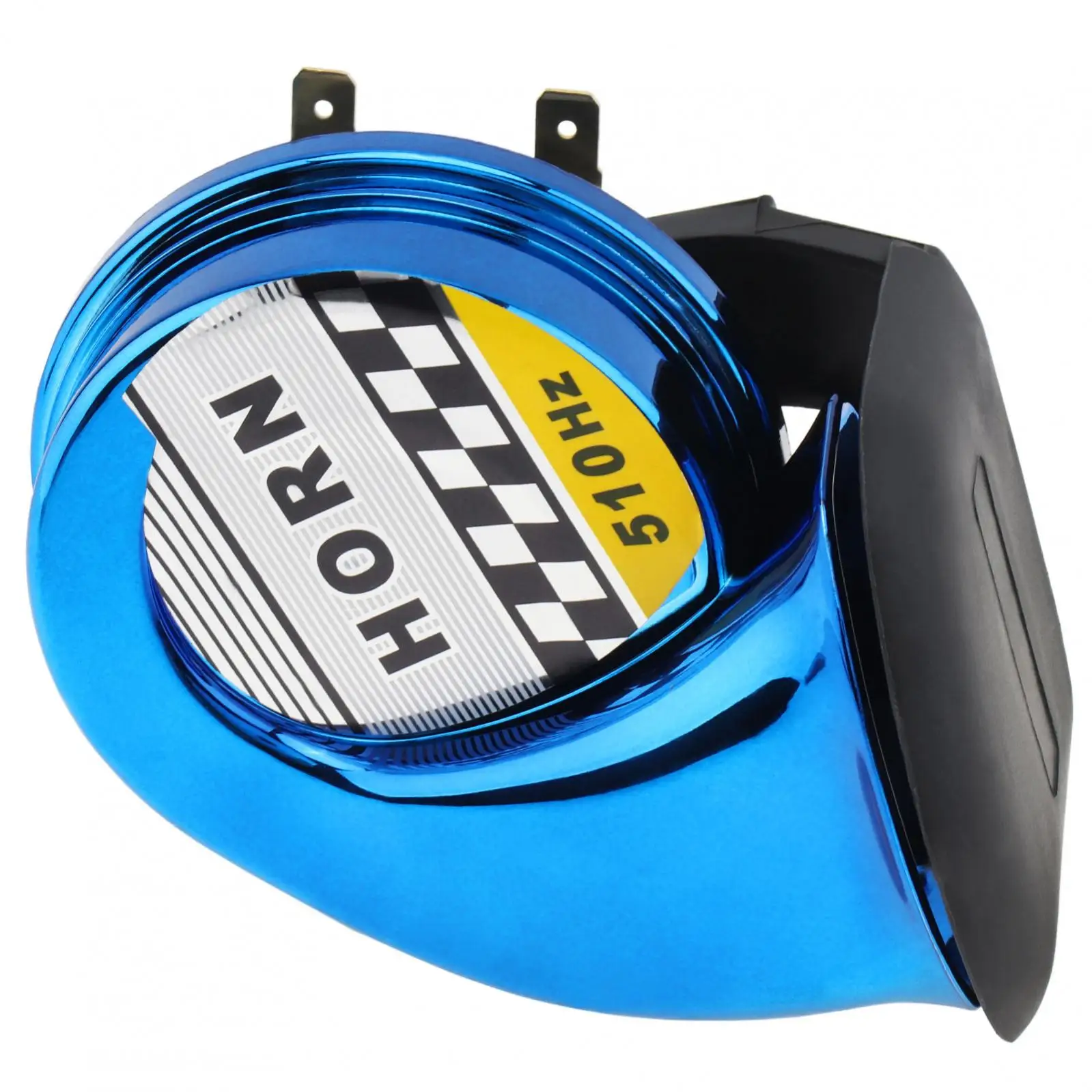 بوق حلزوني شامل للدراجة النارية ، صفارة إنذار للدراجة النارية ، سيارة أوتوماتيكية ، سكوتر ، بوق هواء كهربائي مقاوم للماء ، نغمة عالية ، 12 فولت ، 130 ديسيبل ، HZ