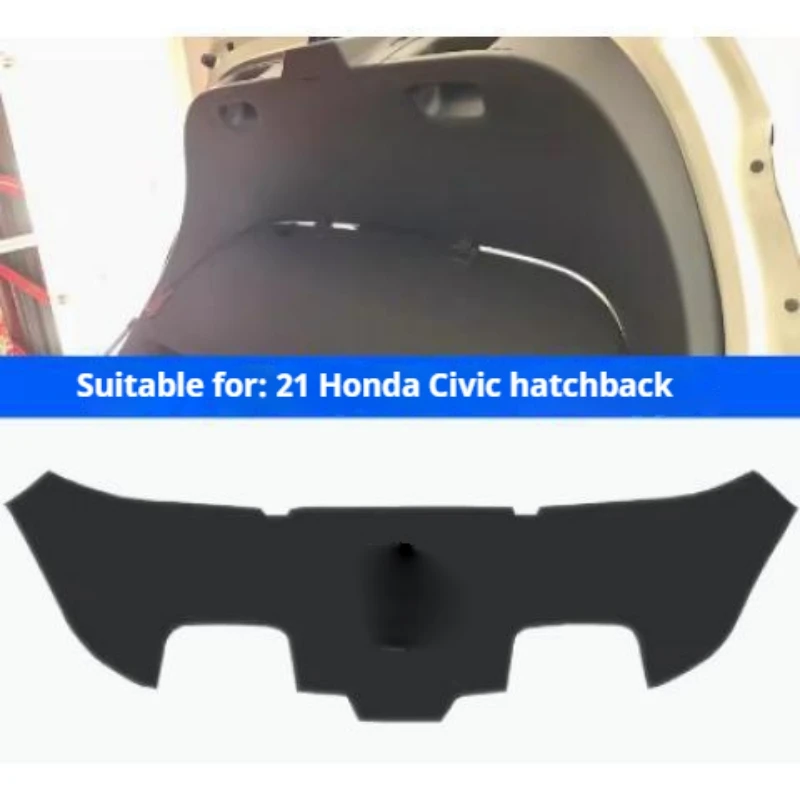 

Для Honda Civic 2021, защитная накладка на заднюю дверь багажника, кожаная защитная накладка на заднюю дверь багажника, антигрязная накладка, аксессуары для салона автомобиля