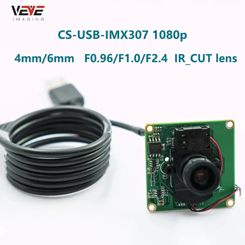 Veye CS-USB-IMX307 5 Styles UVC Usb Webcam,IMX307 1080p Full Hd MJPEG/H.264 30fps/60fps Star Light Module