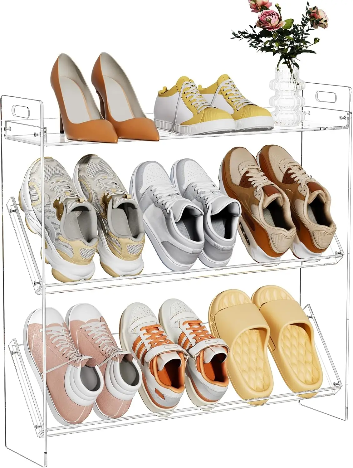 Acrylic Shoe Rack 3…