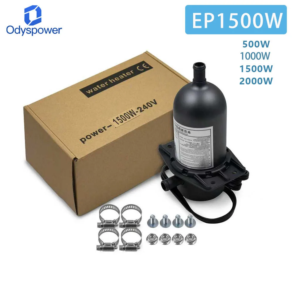 500W 1000W 2000W Diesel Generator Water Heater 120V 240V Self-circulating Preheater Thermostat Heaters diesel jacket parts EP