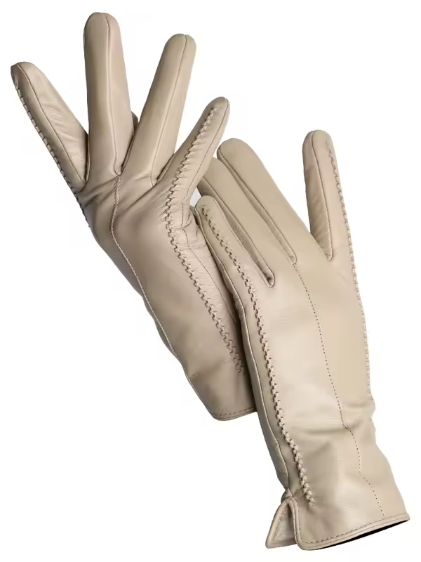 Women's sheepskin gloves winter warm plus velvet short thin touch screen driving color women's leather gloves good quality -2226 - Image 11