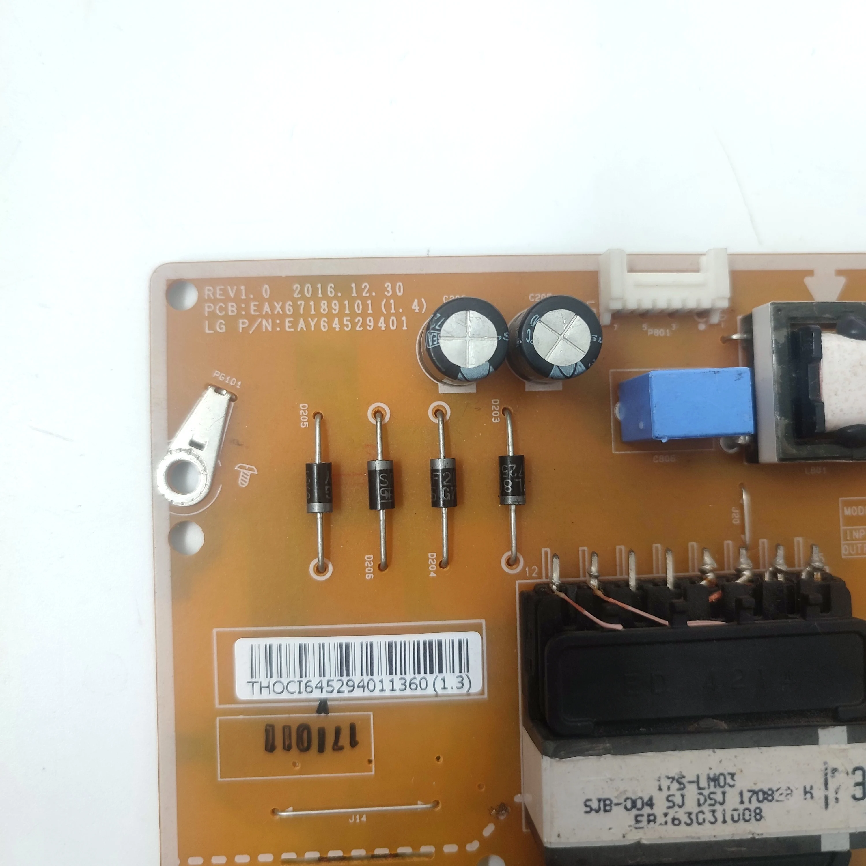 전원 공급 장치 보드, 55UJ6300 55LG63CJ 55UJ630V 55UJ630V-ZA LGP55DJ-17U1, EAX67189101(1.4) EAY64529401