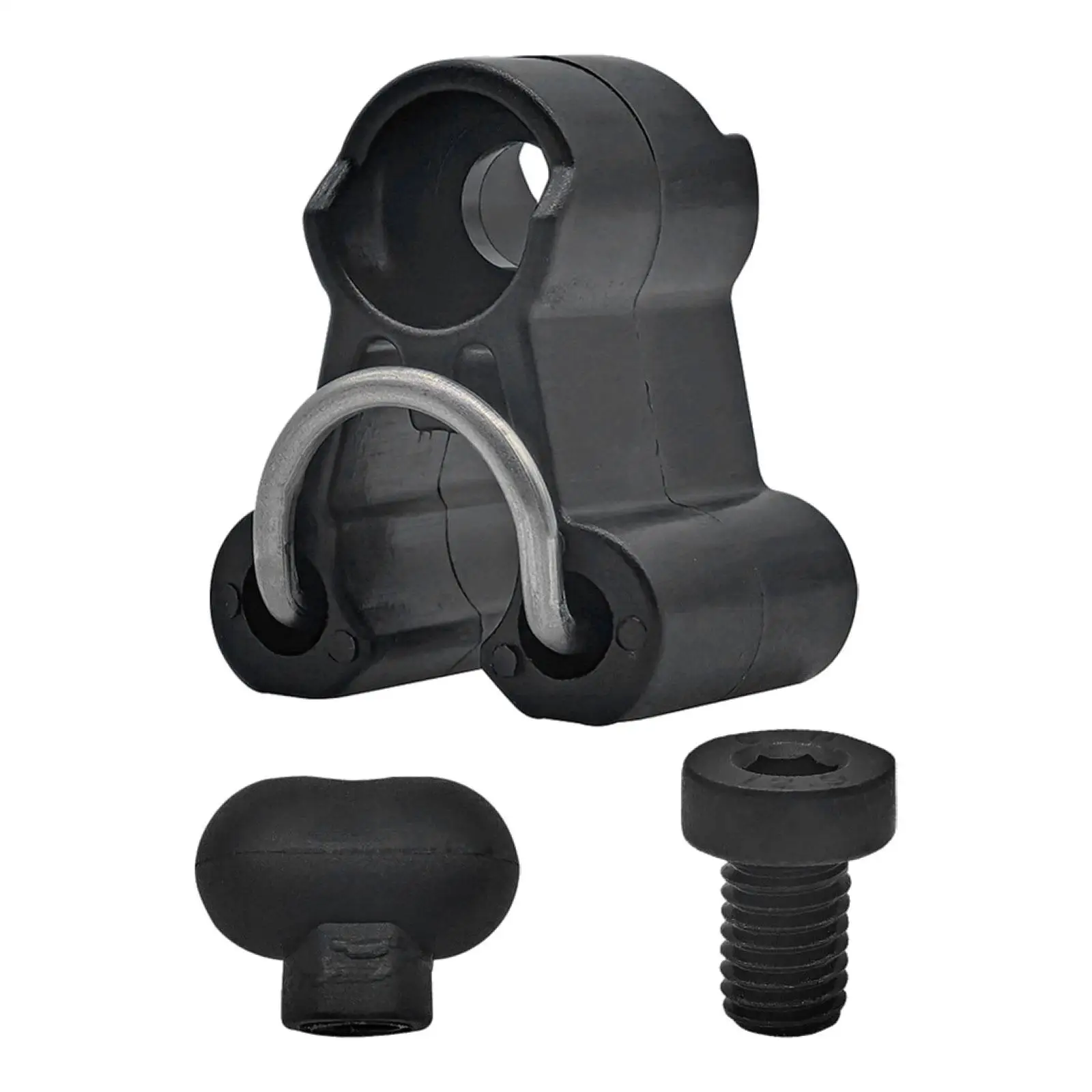 

Folding Bike Clamp Multifunction Ultralight Practical Sturdy Compact Heavy Duty Head Tube Buckle Cable Clip with Wave Ball