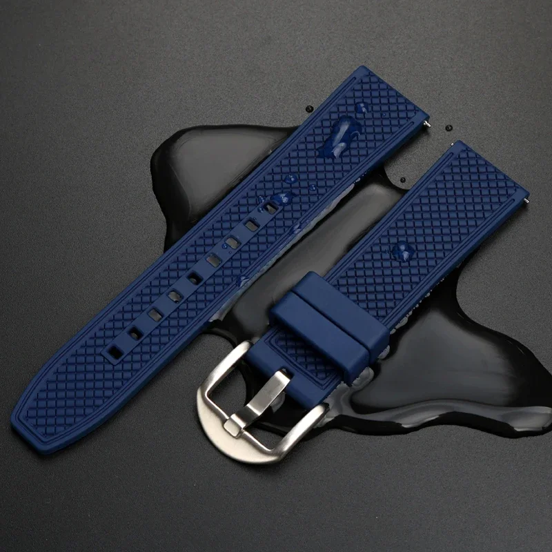 المطاط حزام الساعات ل Seiko IWC رولكس الهراء حزام أساور موضة العالمي رجالي غواص سيليكون ساعة رياضية الفرقة 20 مللي متر 22 مللي متر