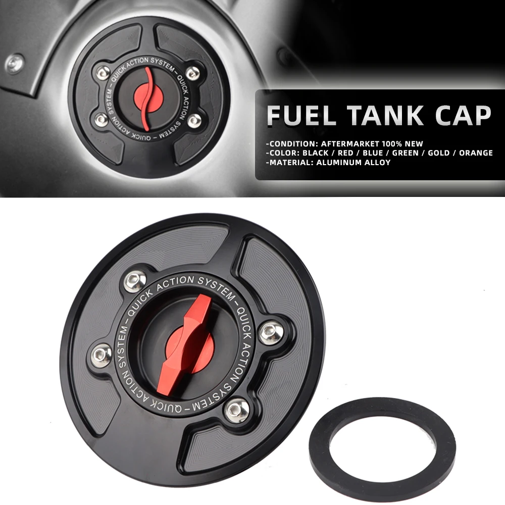 2024 New Tank Fuel Cap For BMW S1000RR M1000RR 2019-2024 2023 2022 CNC Aluminum Motorcycle Fuel Filler Cover Gas Tank Cap Moto