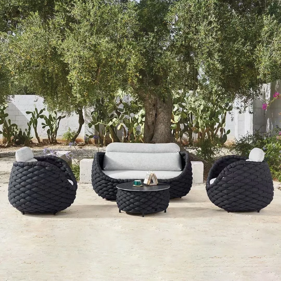 

Customizable Outdoor Sofa Patio Villa Balcony Rattan Chairs