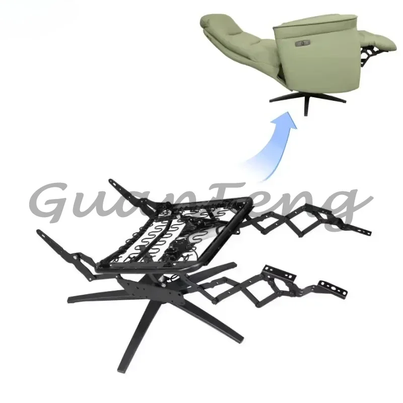 High End 1/2 Motor Rotating Chair Mechanism with Footrest