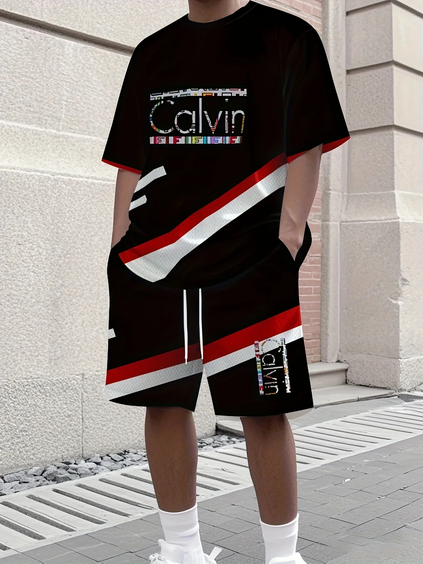 

Short-sleeved Shorts Set Loose and Comfortable Outdoor 3D Printing Summer Hot-selling 2025 New High-quality Fashion Trend