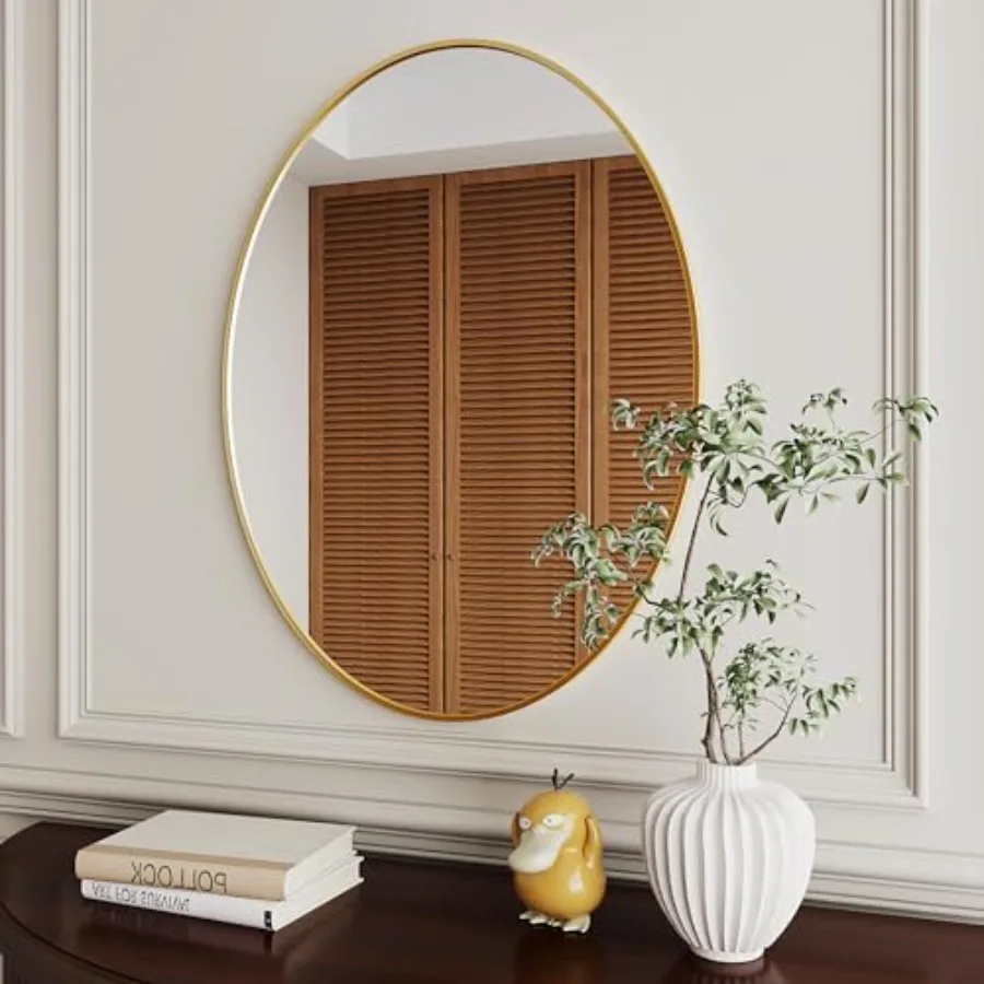 

Oval MirrorsOval Bathroom Mirrors 24x36 Gold Mirror for Bathroom espejos decorativos de pared Bathroom Mirrors for Over Sink Go