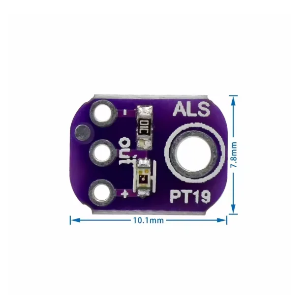 ALS-PT19 analog light sensor covers UVB and UVA spectra, UV LED sensor+2.5V-5.5V