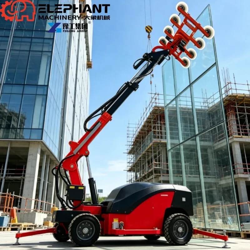 Industrial Cleanroom Vacuum Glass Lifter, High Precision 800kg Load Suction Equipment For Electronics Workshop