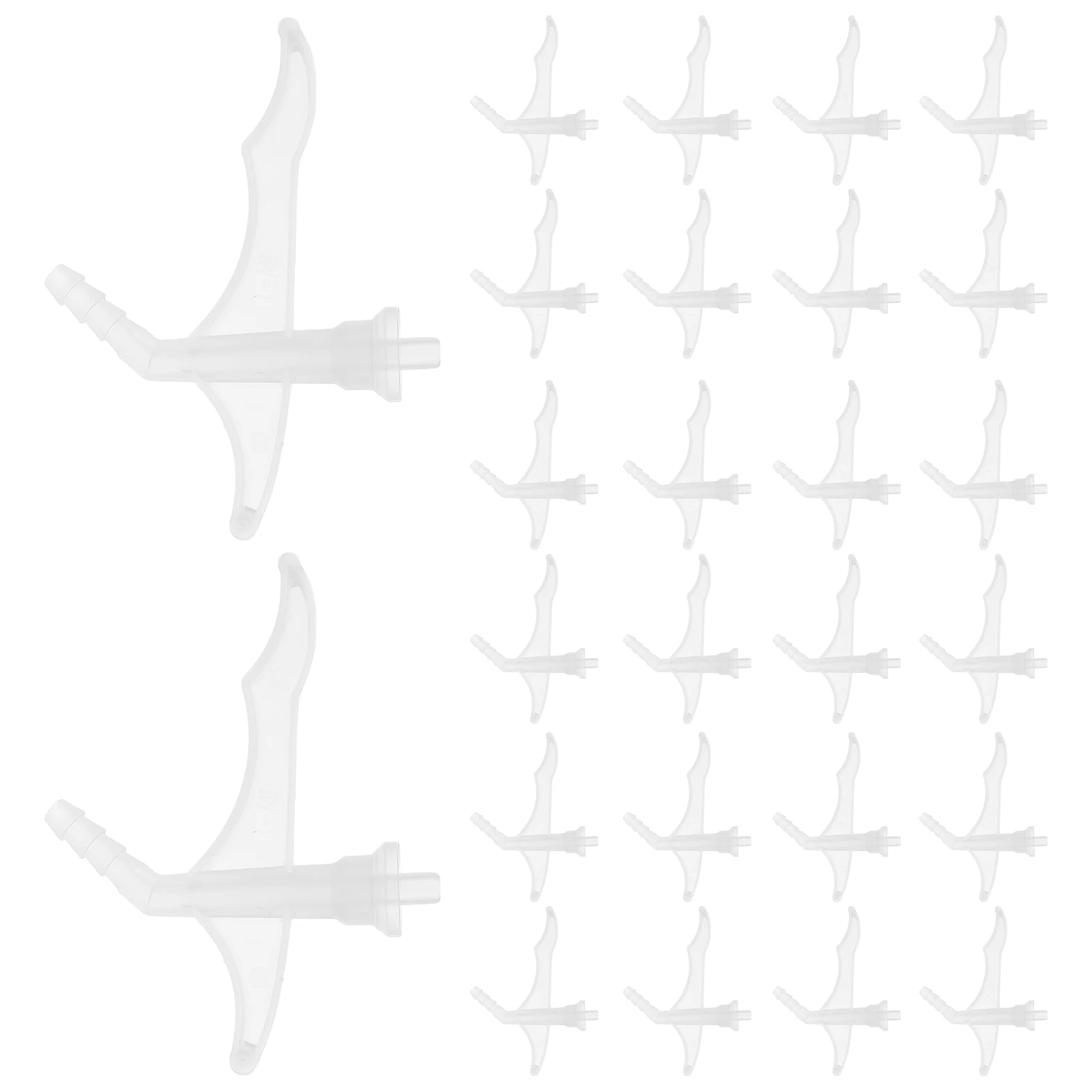 50 pcs Foaming Nozzle Gun Car Cleaning Supplies Sprayer Transparent Hose Attachment Tube Connector Foam Application