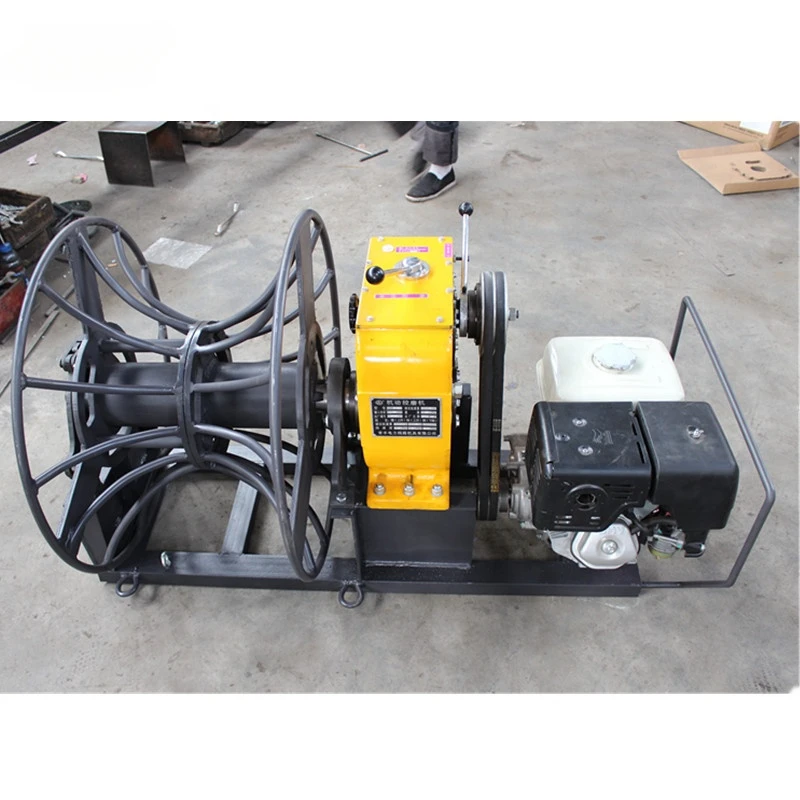 5 Ton Cable Traction Winch Machine to Pull Electric Cable