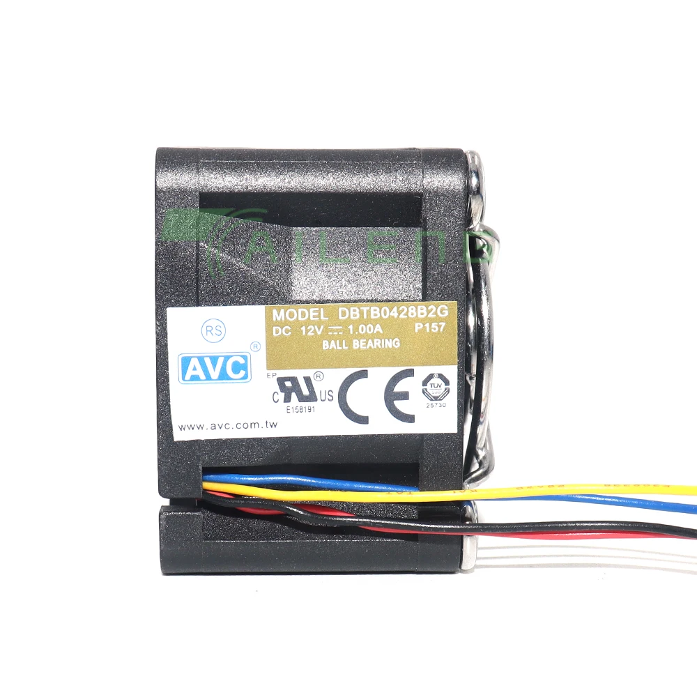 40mm 4cm Powerful Cooling Fan with protective net 4028 12V 1A DBTB0428B2G  40*40*28mm Dual Ball Bearing 4-wire 4Pin PWM